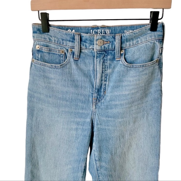 J. Crew Slim Wide Leg Jeans. Very good condition. Have only worn a few times. - Picture 5 of 8